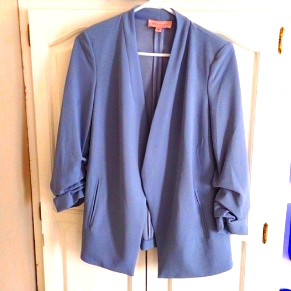 Blue Philosophy Republic open Lightweight Blazer Size Small - Picture 6 of 6